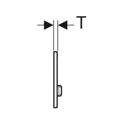 Geberit Sigma50 Metal Dual Flush Plate Chrome/Concrete -Bathroom Promotion geberit 115788jv2 4