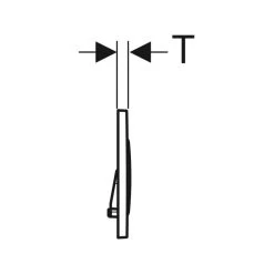 Geberit Sigma 20 Dual Flush Plate Matt White/White Easy To Clean -Bathroom Promotion geberit 115882011 4