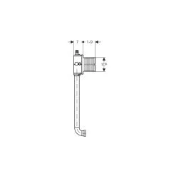 Geberit Installation Set For Urinal Flush Control, Electronic -Bathroom Promotion geberit 116003001 3