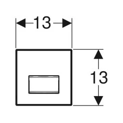 Geberit Urinal Flush Control Type 50 Sand Grey -Bathroom Promotion geberit 116016jl5 3