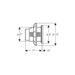 Geberit Dual Flush Button Gloss Chrome Type 01 For Furniture -Bathroom Promotion geberit 116050211 3