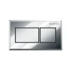 Geberit Plastic Dual Flush Plate Square Gloss/Matt Chrome -Bathroom Promotion geberit 116051ka1