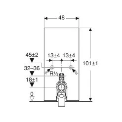 Geberit Monolith For Floor-Standing WC 101cm Sand Grey Glass/Aluminium 8 Geberit Monolith For Floor-Standing WC 101cm Sand Grey Glass/Aluminium -Bathroom Promotion geberit 131002jl5 3
