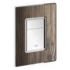 Grohe Skate Cosmopolitan WC Wall Plate 38849 Macassar/Chrome -Bathroom Promotion grohe 38849hr0
