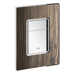 Grohe Skate Cosmopolitan WC Wall Plate 38849 Macassar/Chrome