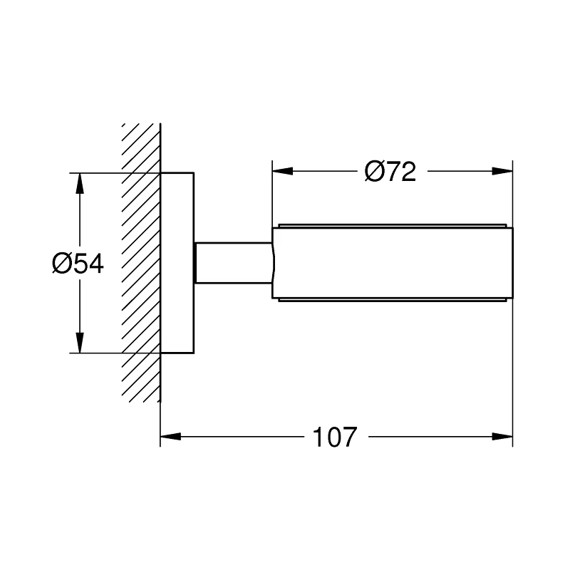 Grohe Essentials Glass/Soap Dish Holder 40369 Polished Nickel 4 Grohe Essentials Glass/Soap Dish Holder 40369 Polished Nickel - Image 2