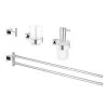 Grohe Essentials Cube Master 4-in-1 Accessories Set 40847 -Bathroom Promotion grohe 40847001