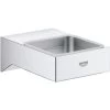 Grohe Selection Cube Glass/Soap Dish Holder 40865 Chrome -Bathroom Promotion grohe 40865000