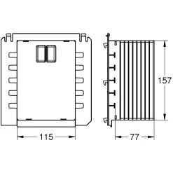Geberit Grohe Inspection Shaft 40911 For Small Flush Plates -Bathroom Promotion grohe 40911000 2