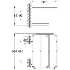 Grohe Selection Multi-Towel Rack 41066 -Bathroom Promotion grohe 41066000 3