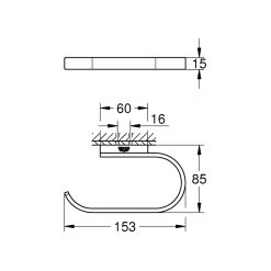 Grohe Selection Toilet Roll Holder 41068 Supersteel 7 Grohe Selection Toilet Roll Holder 41068 Supersteel -Bathroom Promotion grohe 41068dc0 3
