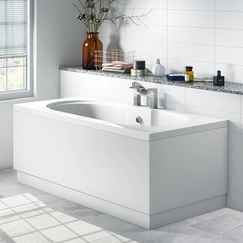 Halite 1600mm Waterproof Front Bath Panel White Gloss 5 Halite 1600mm Waterproof Front Bath Panel White Gloss - Image 3