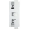 Hudson Reed Art Triple Thermostatic Shower Valve With Diverter -Bathroom Promotion hudson reed art3212
