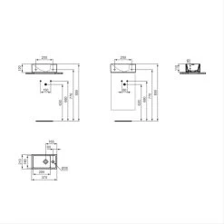 Ideal Standard I.life S 37cm Guest Basin 1 Taphole Right E2112 -Bathroom Promotion ideal standard e211201 3