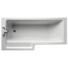 Ideal Standard Tempo Cube 170cm Shower Bath Left Hand E2595 -Bathroom Promotion ideal standard e259501