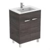 Ideal Standard Tempo 600mm 2 Door Floor Vanity Basin Unit Lava Grey -Bathroom Promotion ideal standard e3239lg
