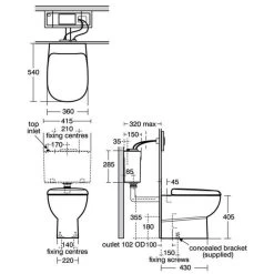 Ideal Standard Jasper Morrison Back To Wall Toilet & Standard Close Seat -Bathroom Promotion ideal standard e622101 e620301 4