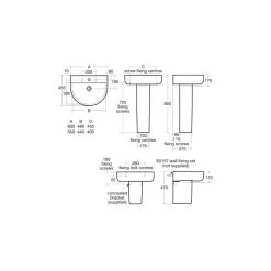 Ideal Standard Concept Arc 55cm Washbasin 1 Taphole E7852 -Bathroom Promotion ideal standard e785201 2