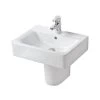 Ideal Standard Concept Cube 600mm 1 Taphole Basin & Semi Pedestal -Bathroom Promotion ideal standard e794301 e783901