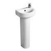 Ideal Standard Concept Arc 35cm Right Taphole Basin & Pedestal -Bathroom Promotion ideal standard e798901 e783801
