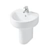 Ideal Standard Concept Sphere 450mm 1 Hole Handrinse Basin & Semi Pedestal -Bathroom Promotion ideal standard e805501 e784001