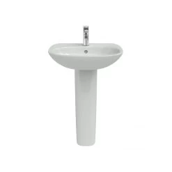Ideal Standard Tesi 500mm 1 Taphole Basin & Full Pedestal -Bathroom Promotion ideal standard t031201 t351901 3