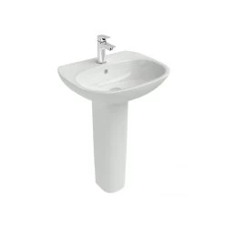 Ideal Standard Tesi 500mm 1 Taphole Basin & Full Pedestal -Bathroom Promotion ideal standard t031201 t351901 4