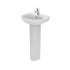 Ideal Standard Tesi 450mm 1 Taphole Cloakroom Basin & Full Pedestal -Bathroom Promotion ideal standard t031301 t352101