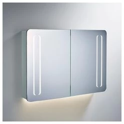Ideal Standard 100cm Mirror Cabinet With Bottom & Front Light -Bathroom Promotion ideal standard t3389al 2