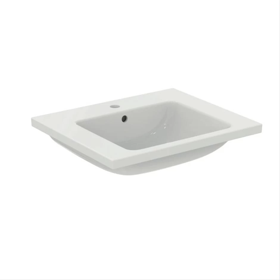 Ideal Standard I.life B 61cm Vanity Basin 1 Taphole T4605 3 Ideal Standard I.life B 61cm Vanity Basin 1 Taphole T4605