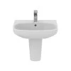 Ideal Standard I.Life A 550mm 1 Tap Hole Basin & Semi Pedestal -Bathroom Promotion ideal standard t470601 t471301