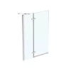Ideal Standard I.Life LH Bath Screen With Fixed Panel 1500x1000mm 8mm Glass -Bathroom Promotion ideal standard t4887eo