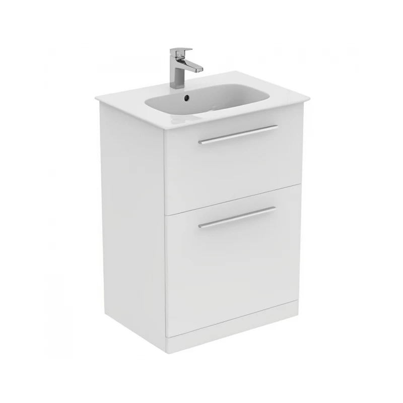 Ideal Standard I.Life A 640mm Floor Unit & Basin Matt White 3 Ideal Standard I.Life A 640mm Floor Unit & Basin Matt White