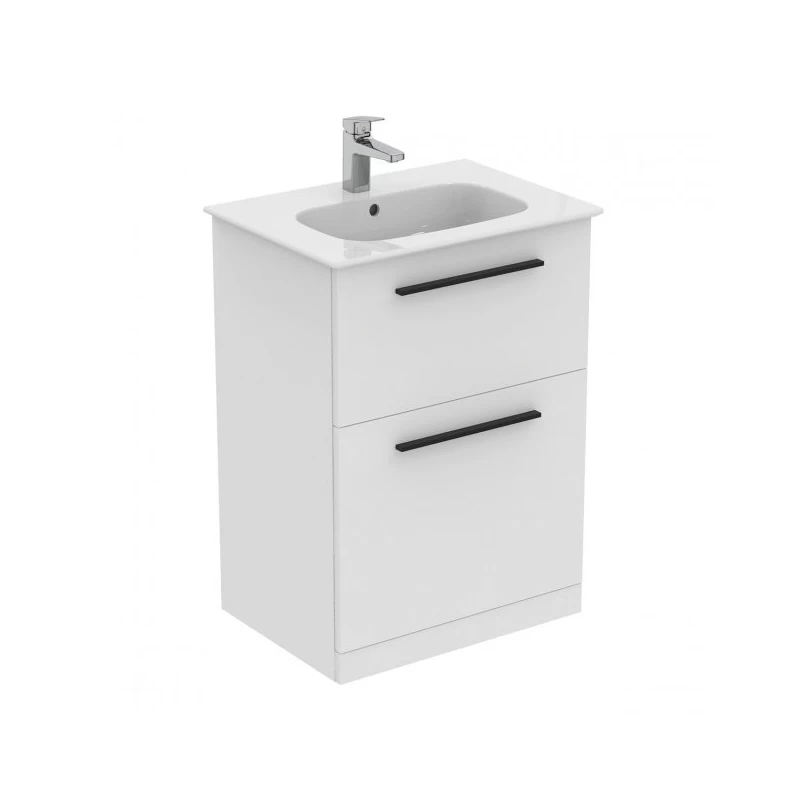 Ideal Standard I.Life A 640mm Floor Unit & Basin Matt White 4 Ideal Standard I.Life A 640mm Floor Unit & Basin Matt White - Image 2