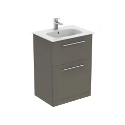 Ideal Standard I.Life A 640mm Floor Unit & Basin Matt Grey