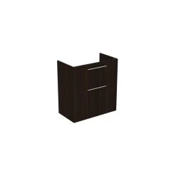 Ideal Standard I.life A 80cm Floor Vanity Unit, 2 Drawers, Coffee Oak