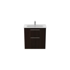 Ideal Standard I.life A 80cm Floor Vanity Unit, 2 Drawers, Coffee Oak -Bathroom Promotion ideal standard t5274nw 4