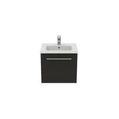Ideal Standard I.life S 50cm Compact Wall Vanity Unit, 1 Drawer, Matt Carbon -Bathroom Promotion ideal standard t5290nv 4