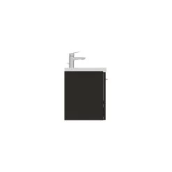 Ideal Standard I.life S 50cm Compact Wall Vanity Unit, 1 Drawer, Matt Carbon -Bathroom Promotion ideal standard t5290nv 5