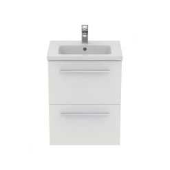 Ideal Standard I.Life S 500mm 2 Drawer Matt White Wall Unit & Basin 9 Ideal Standard I.Life S 500mm 2 Drawer Matt White Wall Unit & Basin -Bathroom Promotion ideal standard t5291du t459101 3