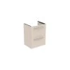 Ideal Standard I.life S 50cm Compact Wall Vanity Unit, 2 Drawers, Matt Beige 1 Ideal Standard I.life S 50cm Compact Wall Vanity Unit, 2 Drawers, Matt Beige -Bathroom Promotion ideal standard t5291nf