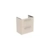 Ideal Standard I.life S 60cm Compact Wall Vanity Unit, 2 Drawers, Matt Beige -Bathroom Promotion ideal standard t5293nf