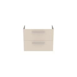 Ideal Standard I.life S 80cm Compact Wall Vanity Unit, 2 Drawers, Matt Beige 9 Ideal Standard I.life S 80cm Compact Wall Vanity Unit, 2 Drawers, Matt Beige -Bathroom Promotion ideal standard t5295nf 2