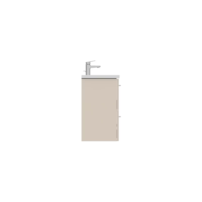 Ideal Standard I.life S 80cm Compact Wall Vanity Unit, 2 Drawers, Matt Beige 7 Ideal Standard I.life S 80cm Compact Wall Vanity Unit, 2 Drawers, Matt Beige - Image 5