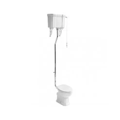 Ideal Standard Waverley High Level Toilet Pack With Standard Seat
