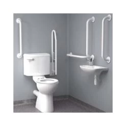 Inta Doc M Close Coupled WC Pack With White Rails & TMV3 Mixing Valve