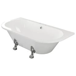 Iona Finsbury Freestanding Back To Wall 2 Hole Bath -Bathroom Promotion iona ftdi102813 2