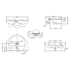 Iona Woodford 550mm Basin & WC Unit Pack White -Bathroom Promotion iona ftdi102958 2