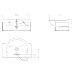 Iona Woodford 650mm Basin & WC Unit Pack White -Bathroom Promotion iona ftdi102959 2