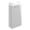 Iona Celo 410mm Floor Unit & Basin Grey Gloss